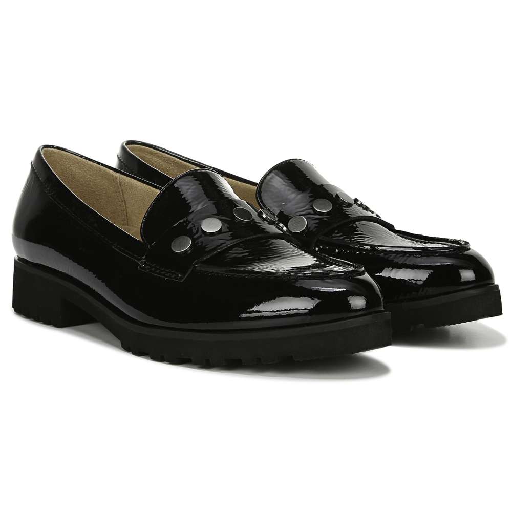 Gaia Slip-On - Black Patent