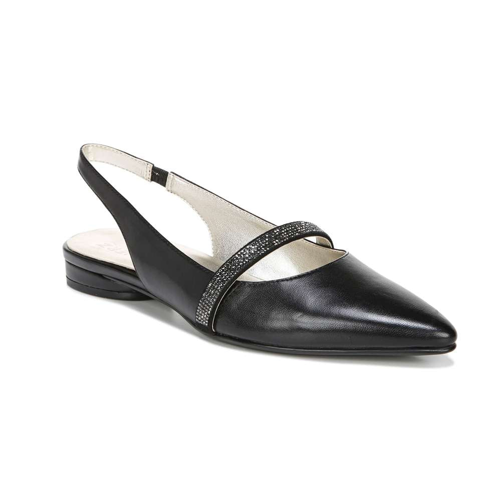 Hally Slingback Flat - Black