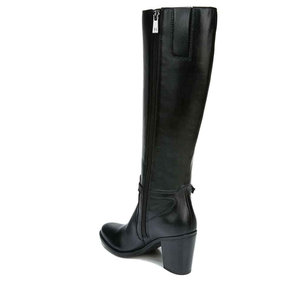 Kalina Knee High Boot - Black