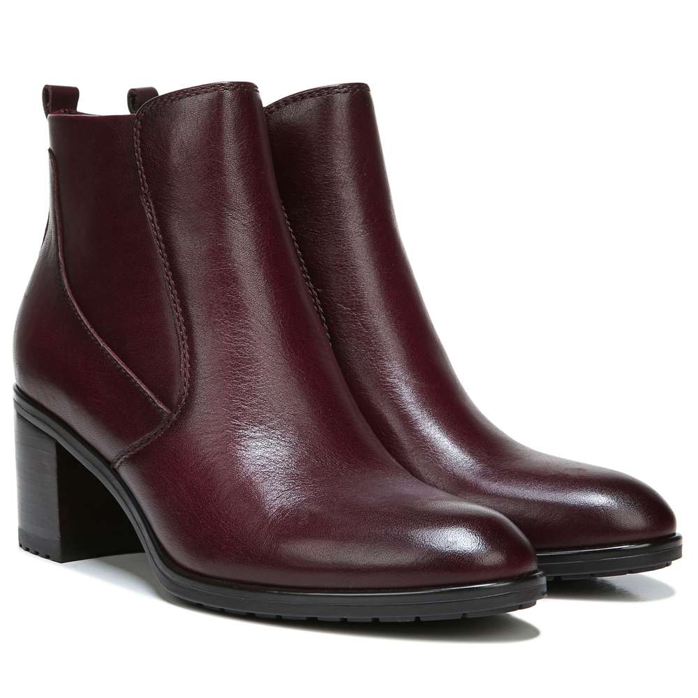 Laura Ankle Bootie - Wine