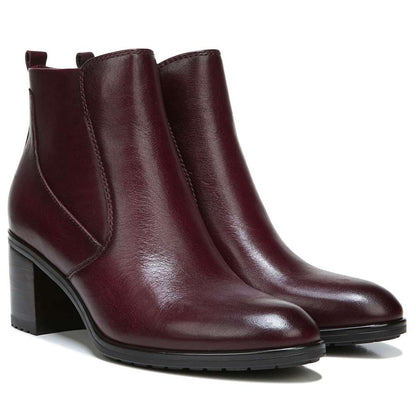 Laura Ankle Bootie - Wine