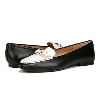 Layla Loafer - Black/Warm White