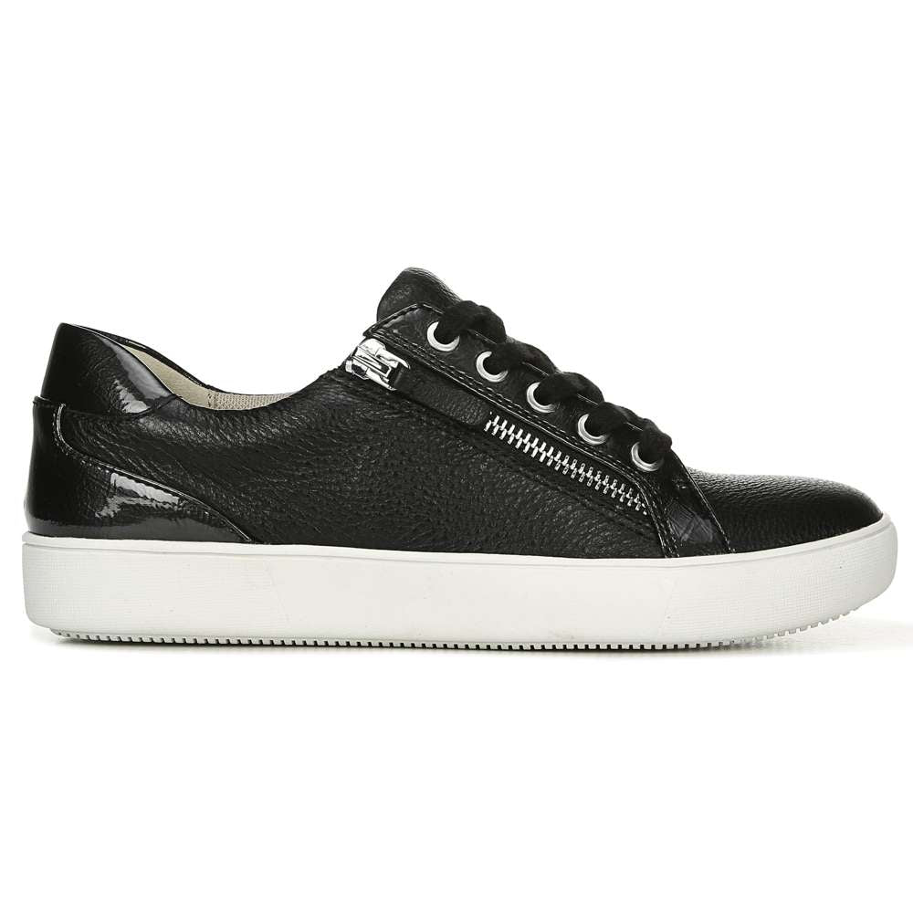Macayla Casual Sneaker - Black Leather