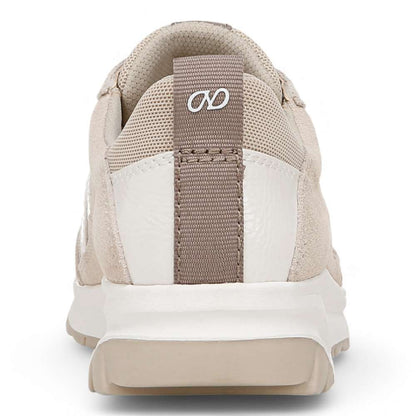 Shay Jogger Lace Up Sneaker - White/Beige