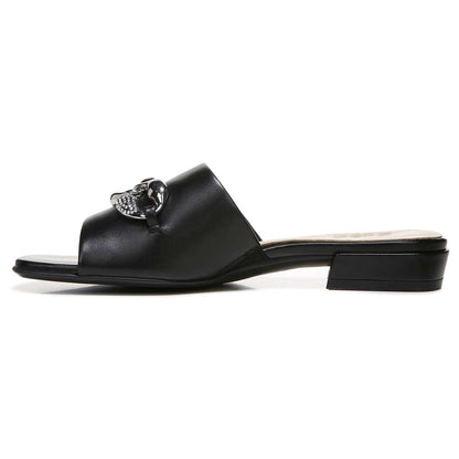 Angie Dress Slide Sandal - Black
