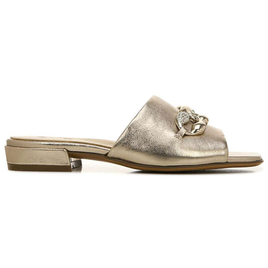 Angie Dress Slide Sandal - Warm Silver
