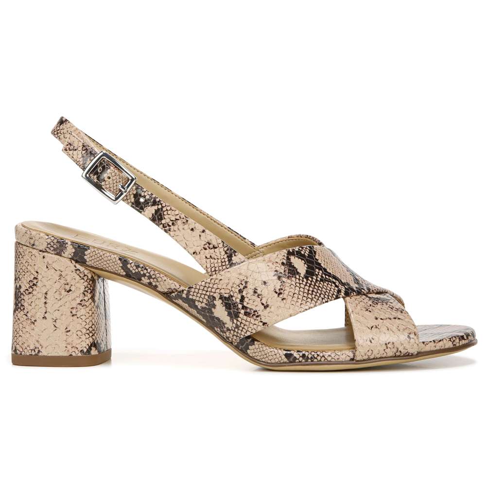 Azalea Block Heel - Cremebrulee