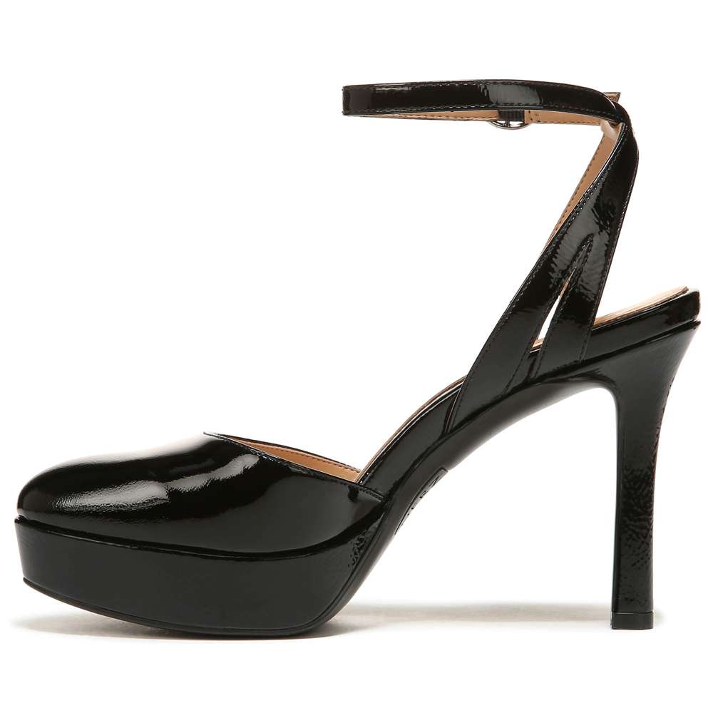 Clarice Pump - Black Patent