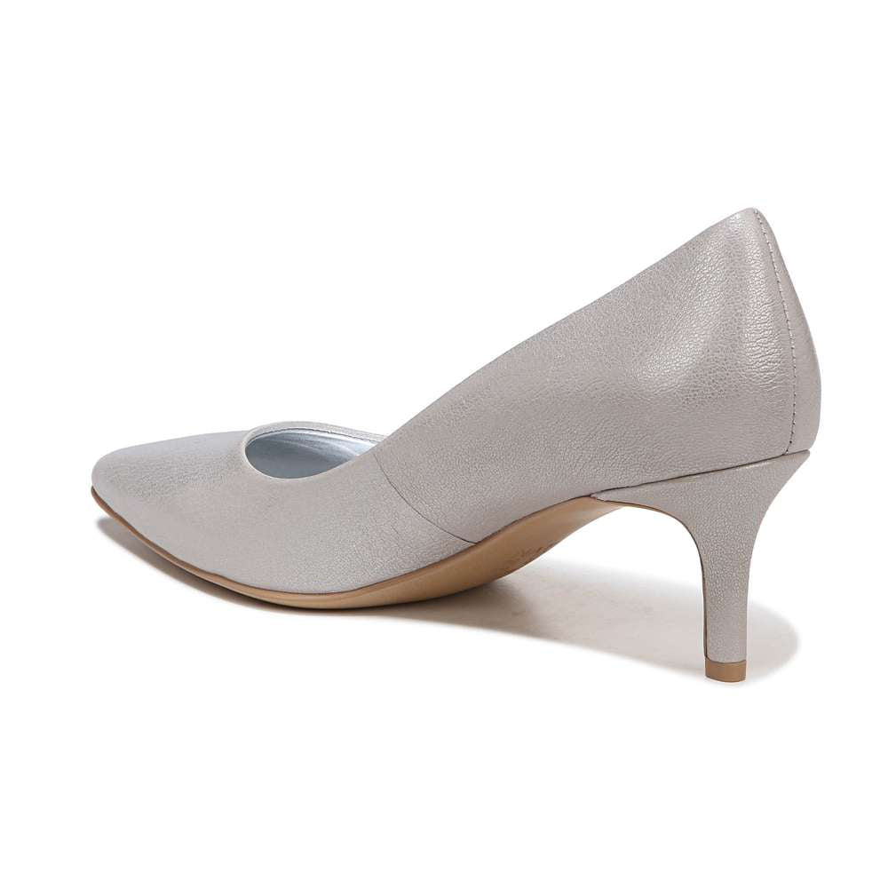 Everly Kitten Heel - Stone Metallic