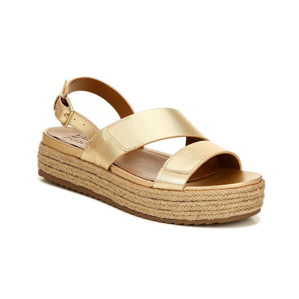 Jasmin Platform Sandal - Dark Gold