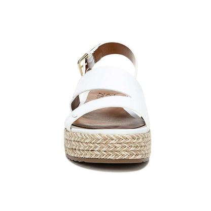 Jasmin Platform Sandal - White