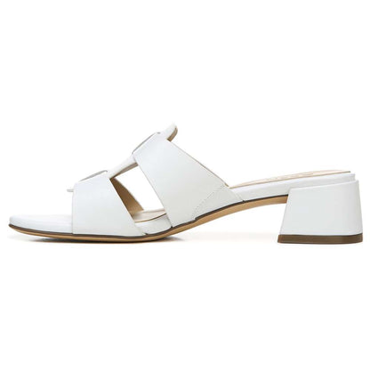 Joey Heeled Sandal - White