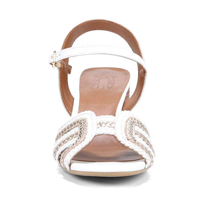 Kingston Heeled Sandal - White Multi