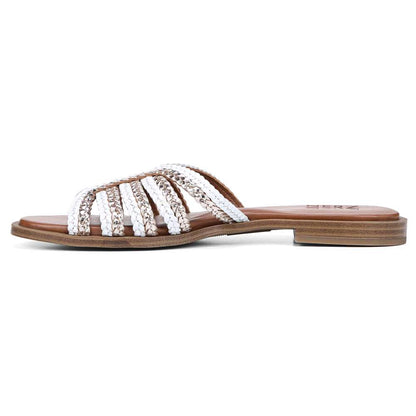 Lane Slide Sandal - White Multi