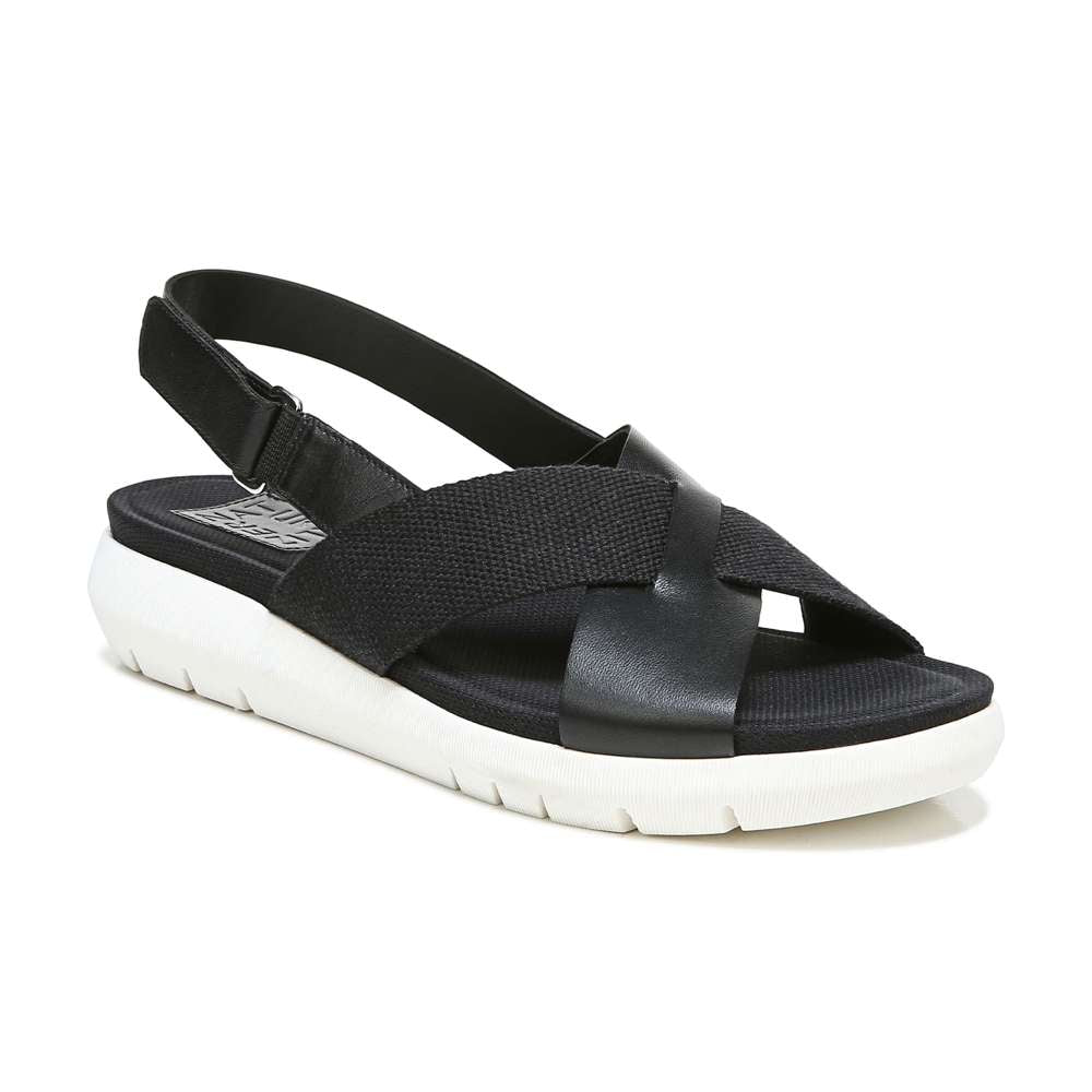 Lilac Backstrap Sandal - Black