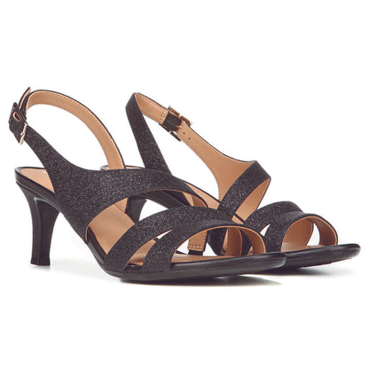 Taimi Heeled Sandal - Black