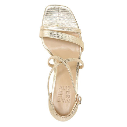 Tiff Heeled Sandal - Dark Gold