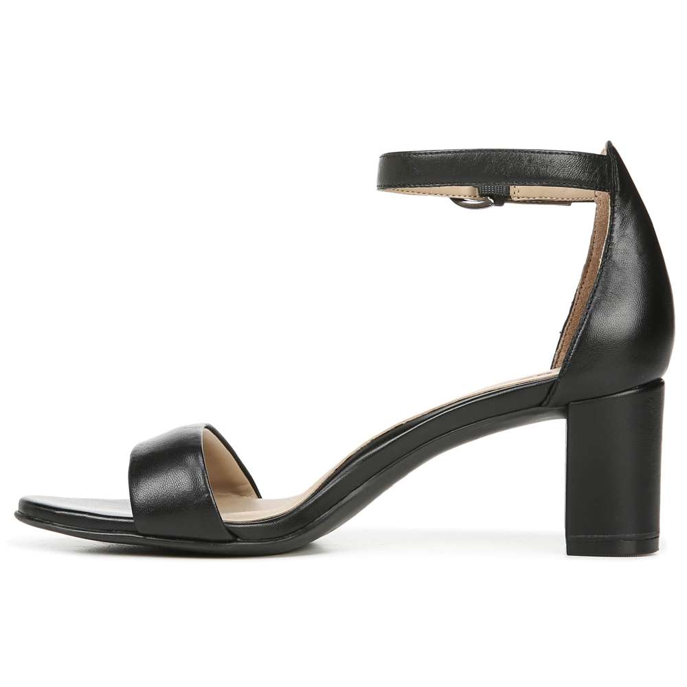 Vera Dress Sandal - Black Leather