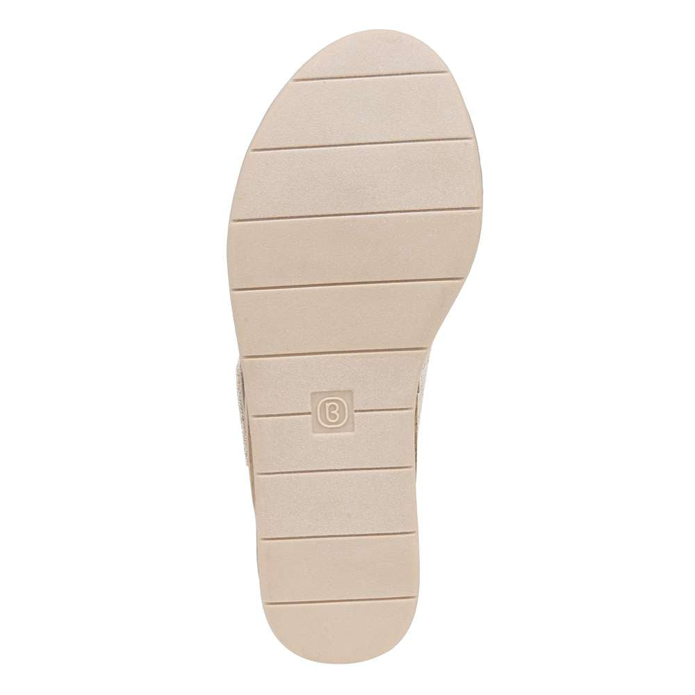Bay Wedge Sandal - Natural Linen