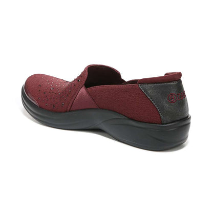 Poppyseed Slip-On - Windsor Red Rhinestone
