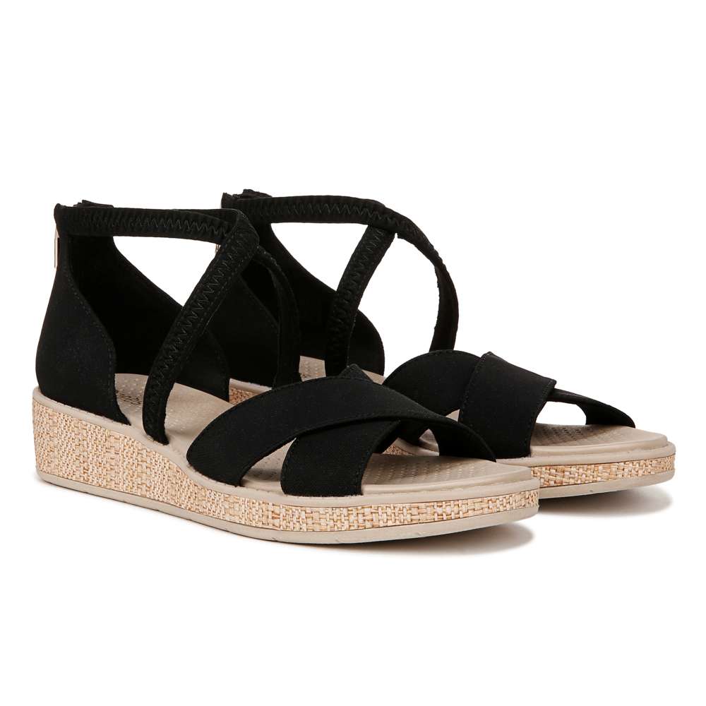 Bali Sand Wedge Sandal - Black