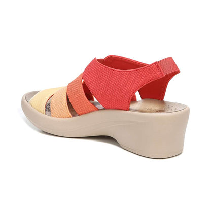 Finale Wedge Sandal - Red Multi