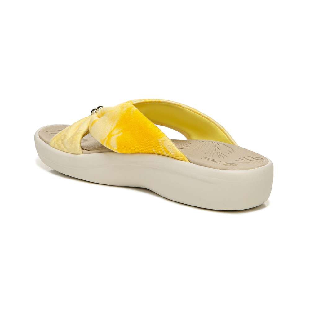 Promise Sandal - Yellow Tie Die