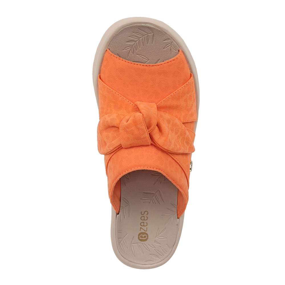 Smile Wedge - Orange Fabric