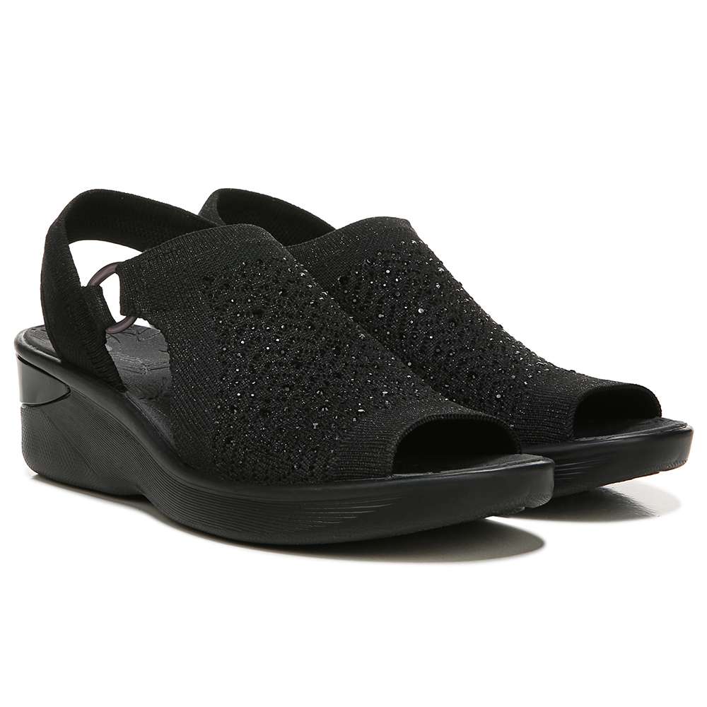 Star Bright Sandal - Black/Black
