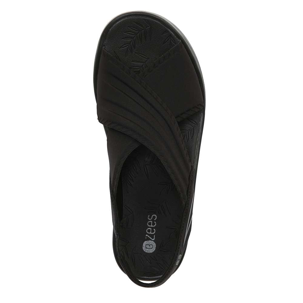 Sunset Wedge Sandal - Black