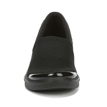 Tiramisu Slip-On Wedge - Black