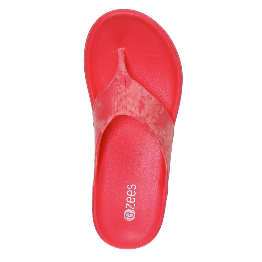 Villa Print Flip Flop Sandal - Pink