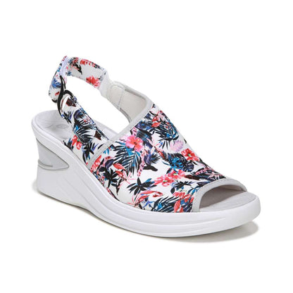 Viva Wedge - Tropical Print