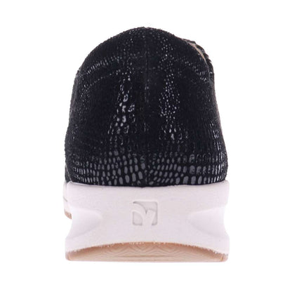 Athens Lace-Up Sneaker - Black Lizard