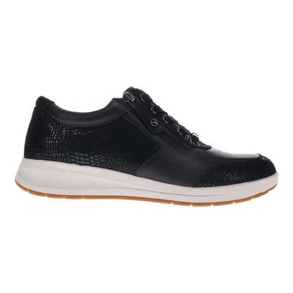 Boston Zip Sneaker - Black Perf