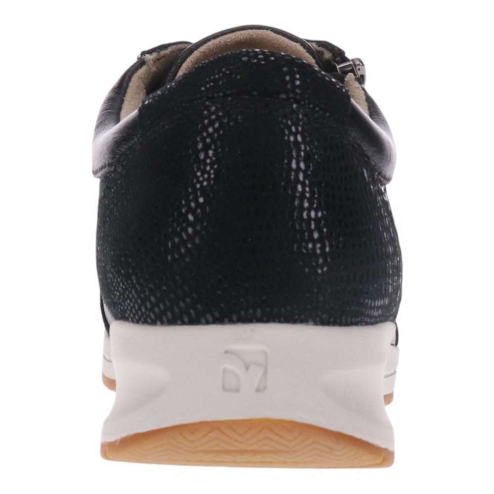 Boston Zip Sneaker - Black Perf