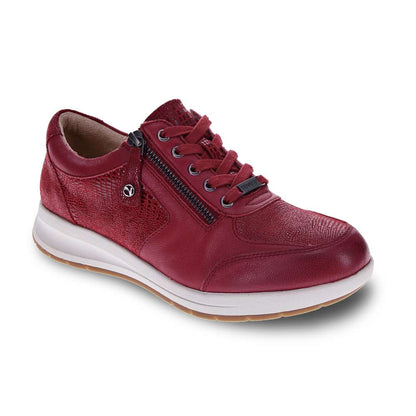 Boston Zip Sneaker - Cherry Lizard