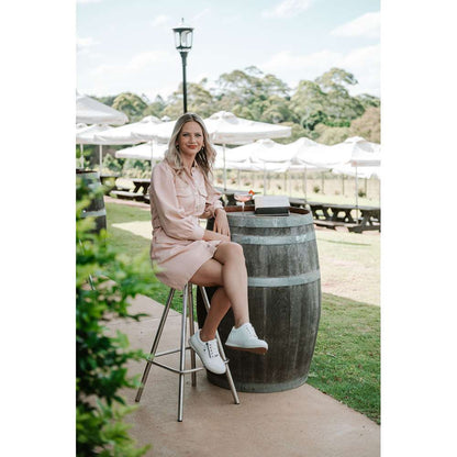 Boston Zip Sneaker - White Perf