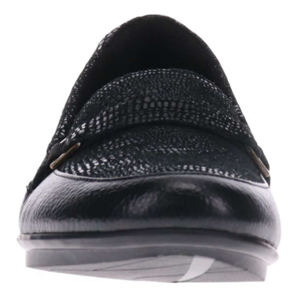 Montmartre Wedge Loafer - Black Pebble