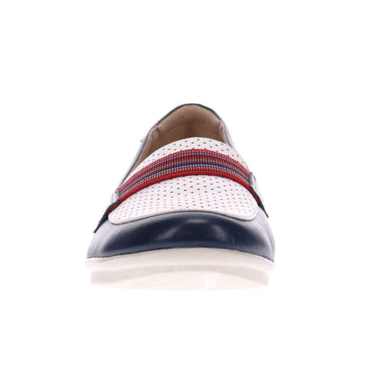 Monte Carlo Wedge Loafer - Blue French