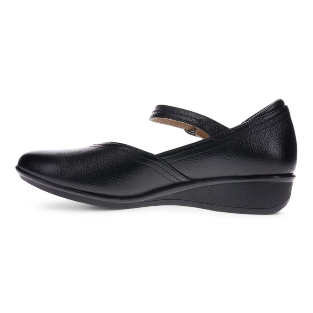 Narita Mary Jane Flats - Black Pebble