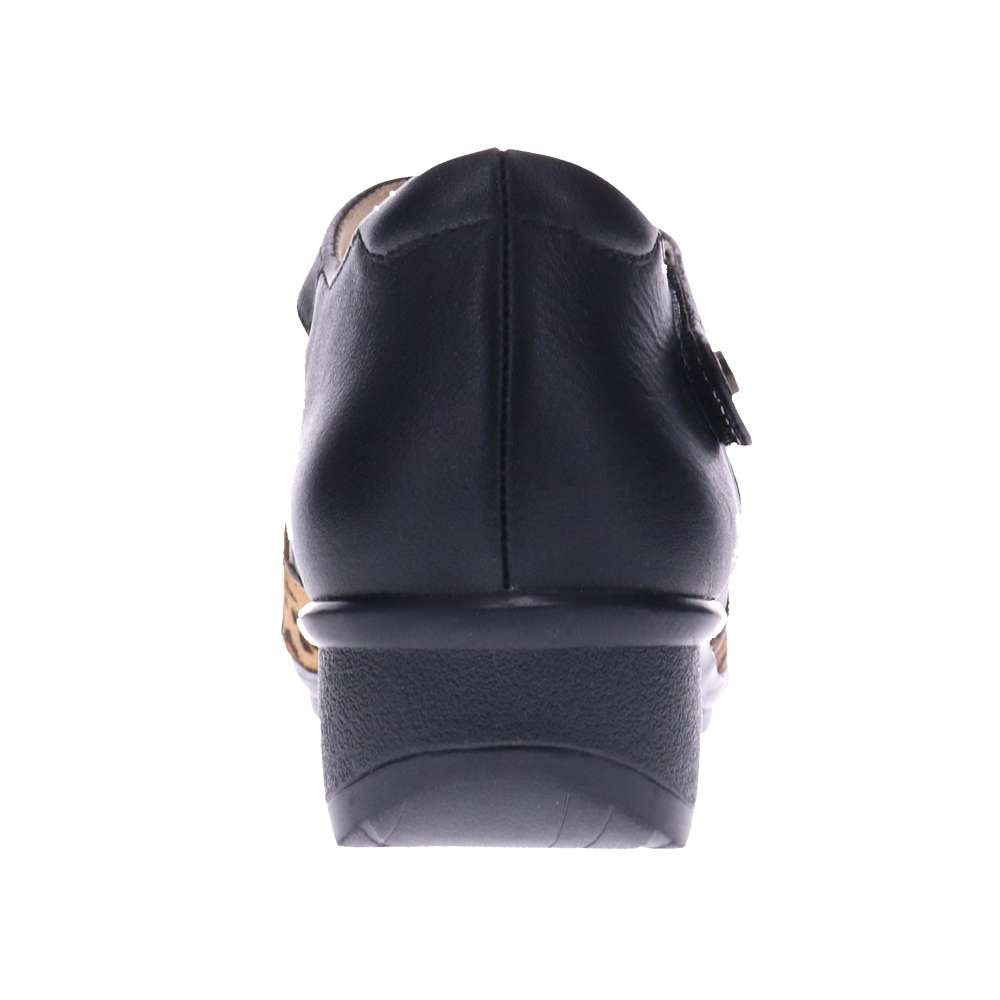 Osaka Mary-Jane - Black/Leopard
