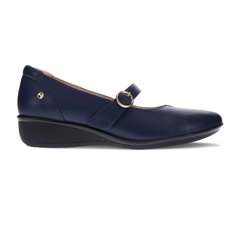 Sicily Wedged Mary-Jane - Blue French