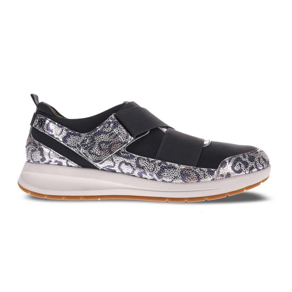 Virginia Adjustable Sneaker - Silver Safari
