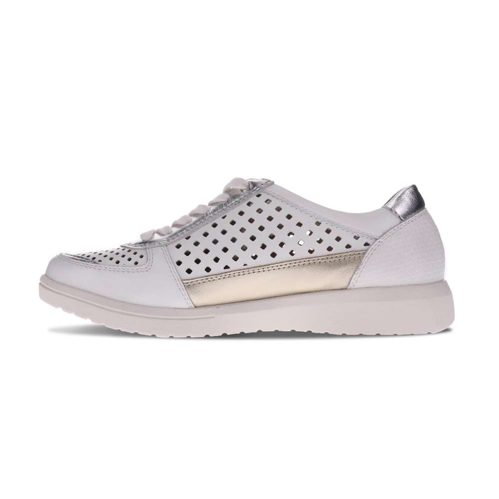 Baxley Sneaker - White/Silver