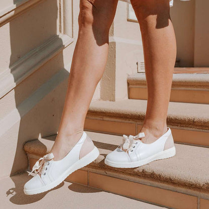 Bridgette Slip-On Sneaker - White/Blush