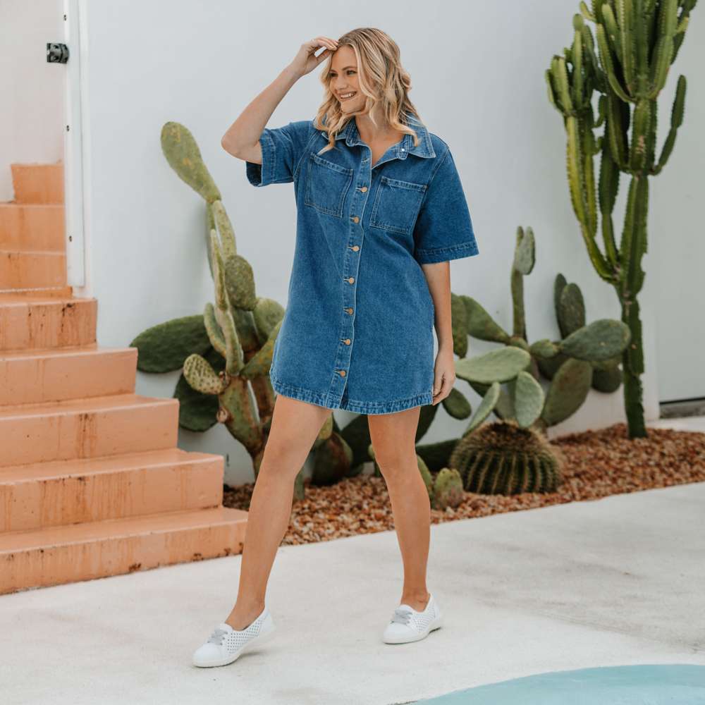 Bridgette Slip-On Sneaker - White Laser