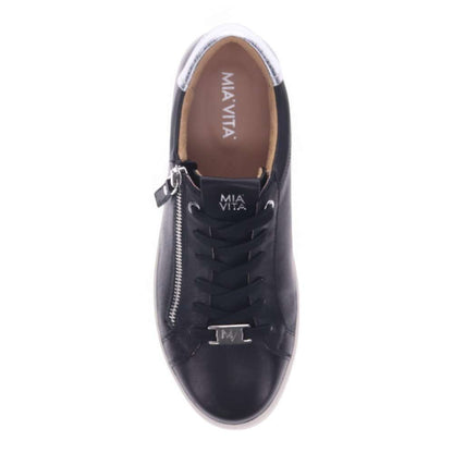 Luna Lace-Up Sneaker - Black