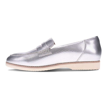 Remi Casual Slip on - Silver Snake