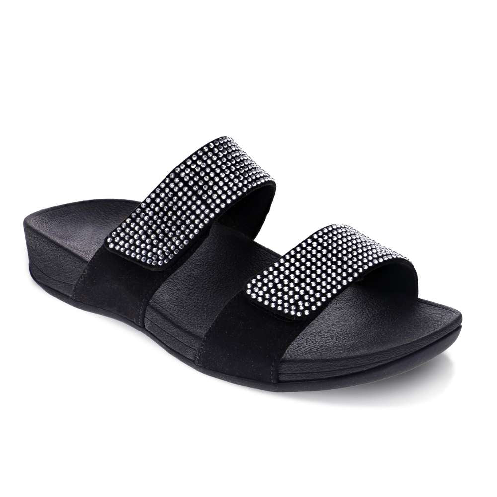 Avoca Slide Sandal - Black